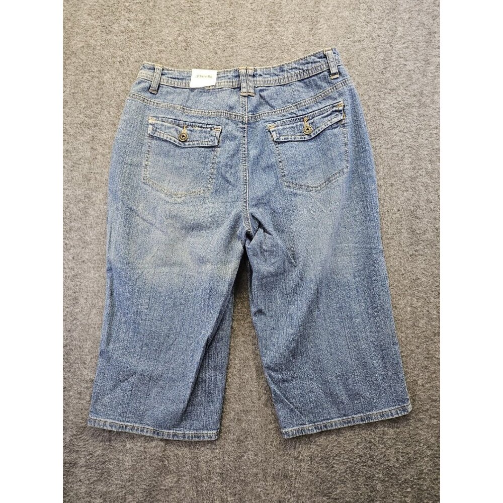 St Johns Bay Capri Jeans Mid Rise Womens Size 8
